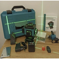Лазерний нівелір Instrumentop 4D 16 ліній — 24V  5Ah 2 акумулятори, кейс  професійна точність для будь-яких робіт